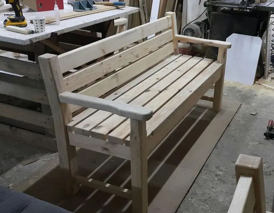 Ahşap Bank İmalatı