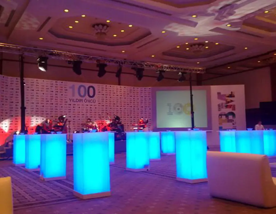 İstanbul Işıklı Masa Kiralama